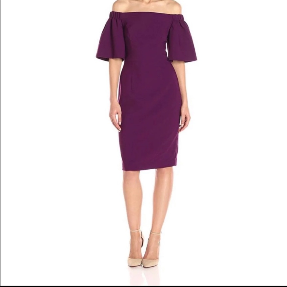 Black Halo Dress Off-The-Shoulder Dress